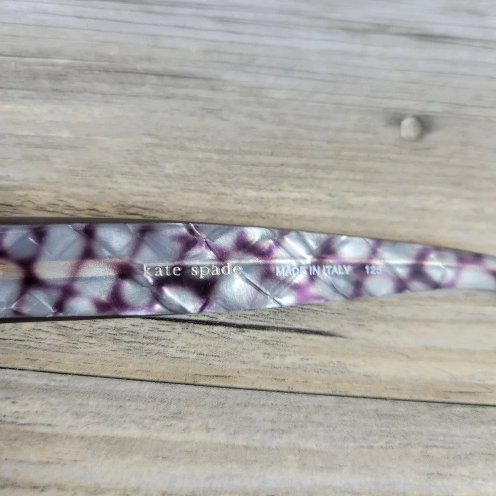 Kate Spade Carla/S‎ Eyeglass Frames Womens 125mm Purple Italy Rectangular